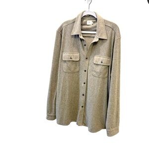 Faherty button down shirt shacket jacket men’s XXL